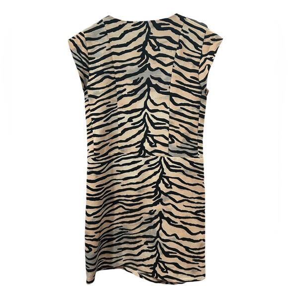 Rebacca Taylor Tiger Print Shift Dress Womens Size 2 - Picture 4 of 7